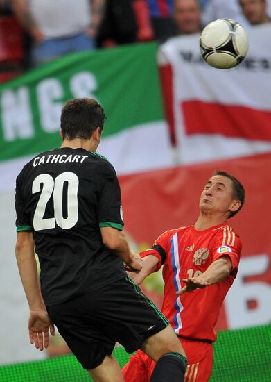 2014 FIFA World Cup qualifying match Russia vs. Northern Ireland