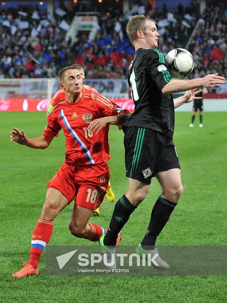 2014 FIFA World Cup qualifying match Russia vs. Northern Ireland