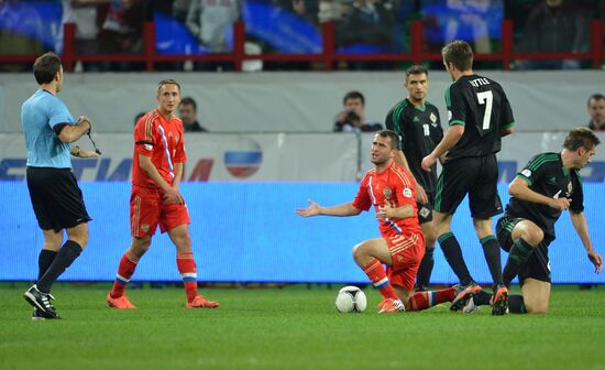 2014 FIFA World Cup qualifying match Russia vs. Northern Ireland