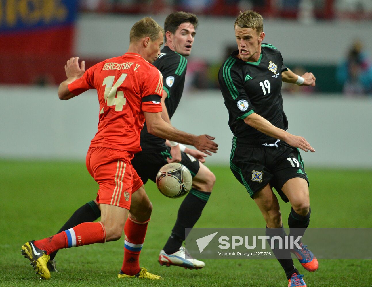 2014 FIFA World Cup qualifying match Russia vs. Northern Ireland