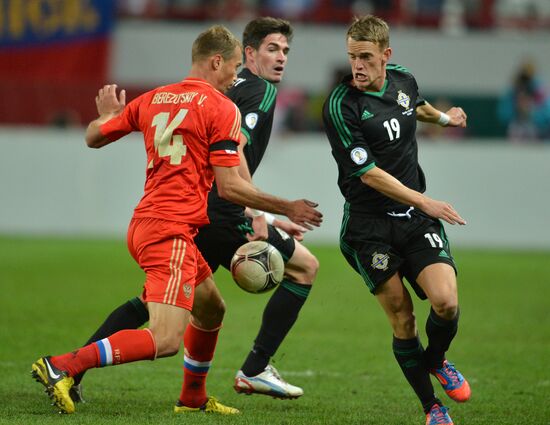 2014 FIFA World Cup qualifying match Russia vs. Northern Ireland
