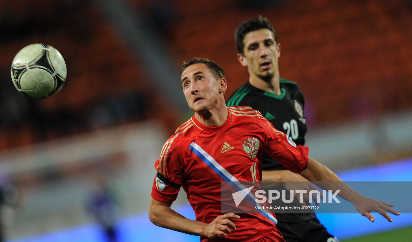 2014 FIFA World Cup qualifying match Russia vs. Northern Ireland