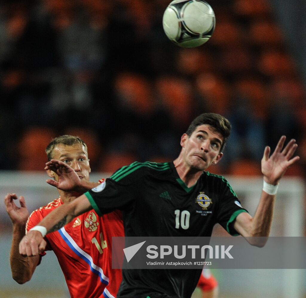 2014 FIFA World Cup qualifying match Russia vs. Northern Ireland
