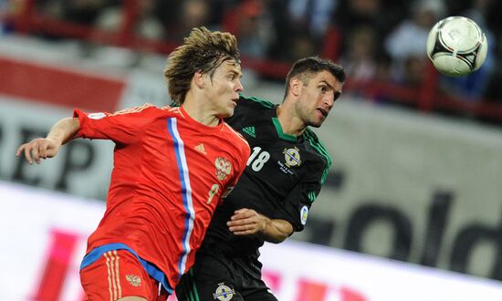 2014 FIFA World Cup qualifying match Russia vs. Northern Ireland