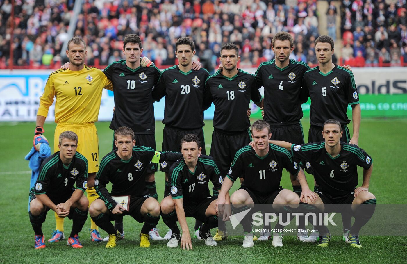 2014 FIFA World Cup qualifying match Russia vs. Northern Ireland
