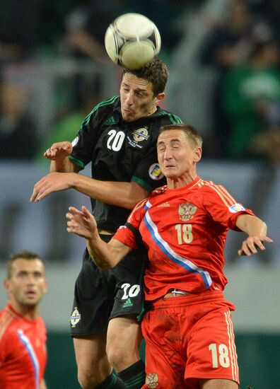 2014 FIFA World Cup qualifying match Russia vs. Northern Ireland