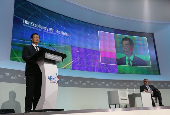 APEC economic leaders speak at CEO Summit