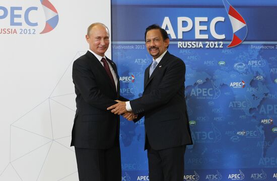 APEC economic leaders gather for their first meeting