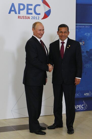APEC economic leaders gather for their first meeting