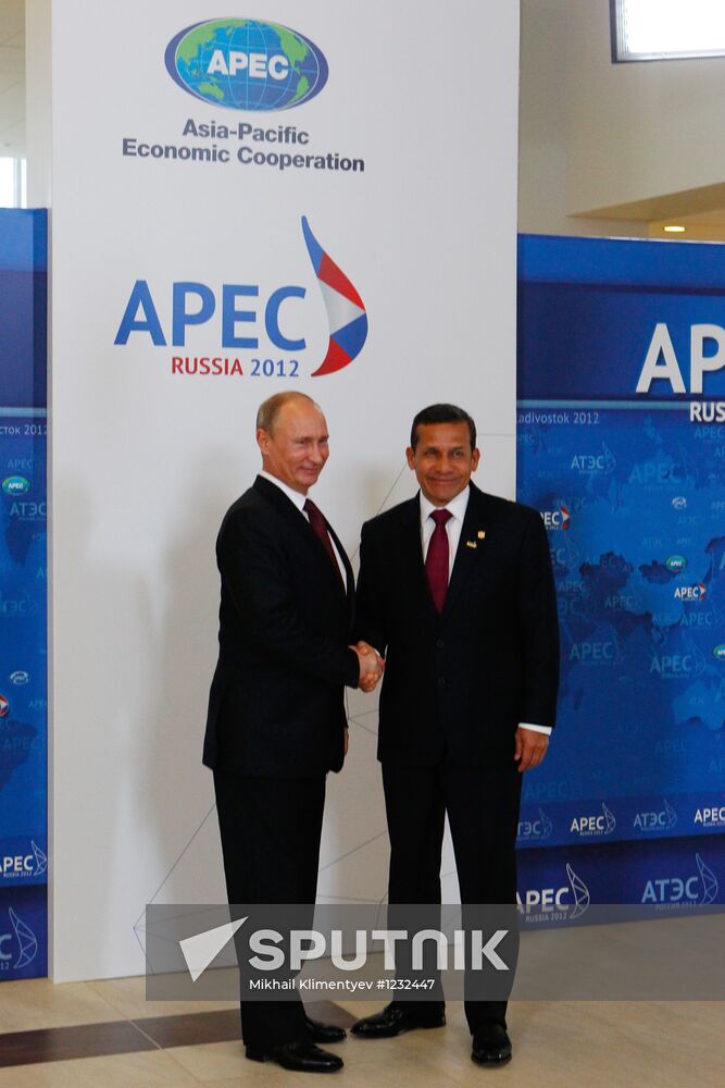 APEC economic leaders gather for their first meeting