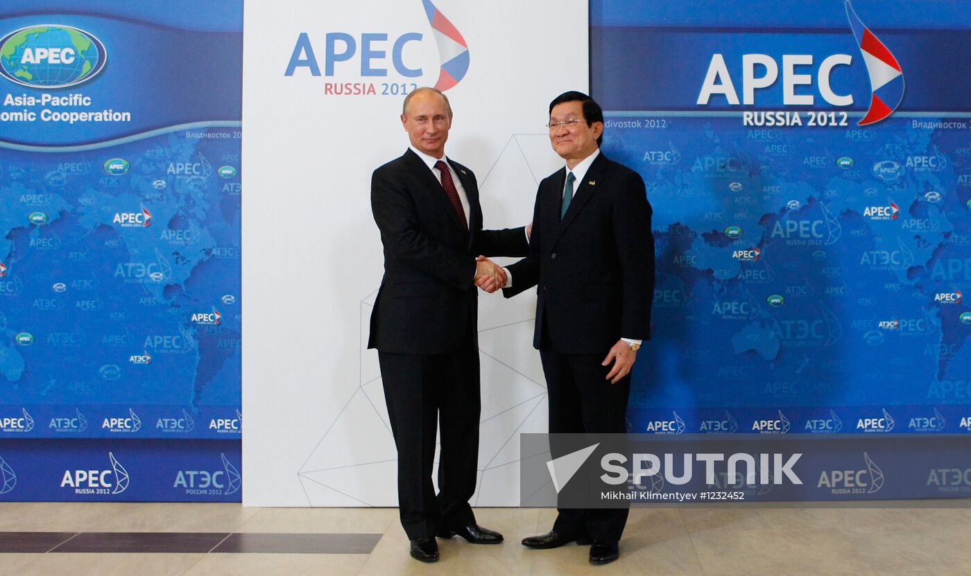 APEC economic leaders gather for their first meeting