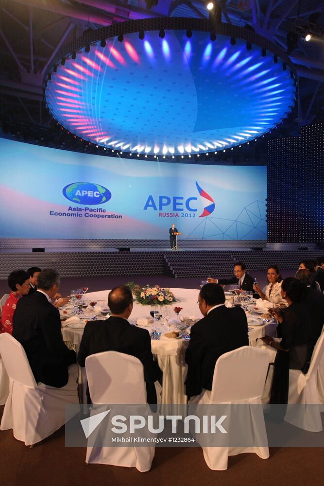 Russian President hosts gala reception in honor of APEC leaders