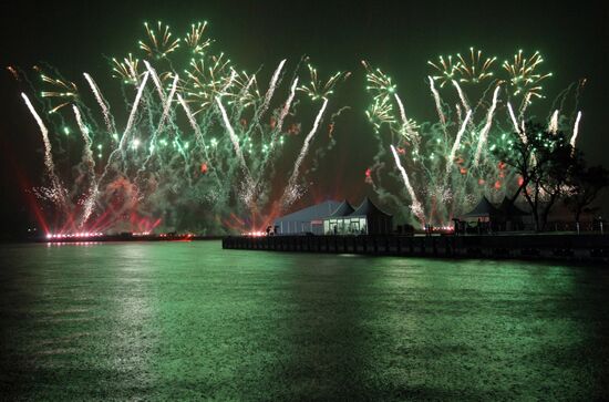 Fireworks and laser show to mark APEC-2012 Leaders' Week