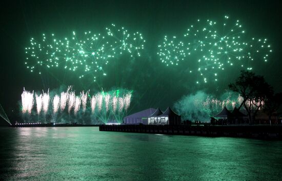 Fireworks and laser show to mark APEC-2012 Leaders' Week