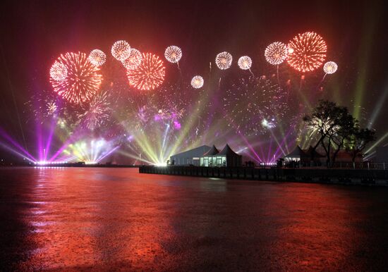 Fireworks and laser show to mark APEC-2012 Leaders' Week