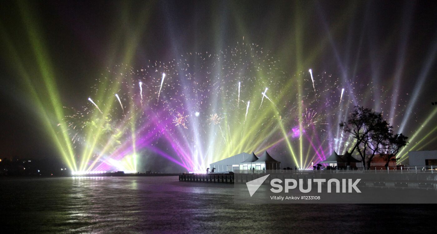 Fireworks and laser show to mark APEC-2012 Leaders' Week