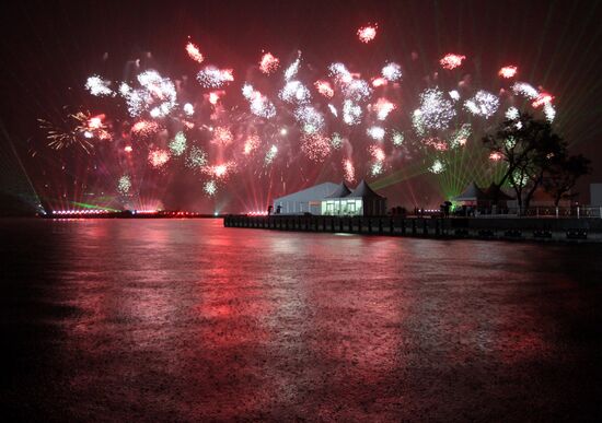 Fireworks and laser show to mark APEC-2012 Leaders' Week