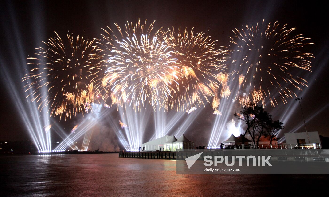 Fireworks and laser show to mark APEC-2012 Leaders' Week
