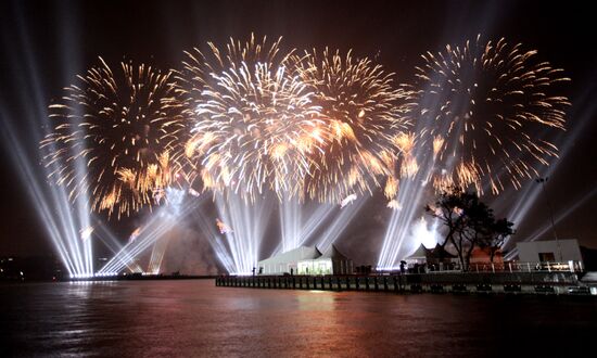 Fireworks and laser show to mark APEC-2012 Leaders' Week