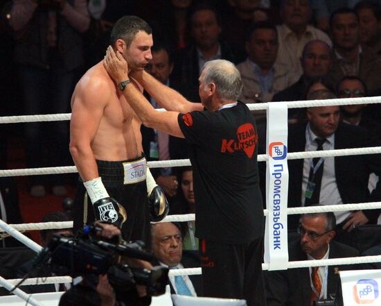 Boxing. Match between Vitali Klitschko and Manuel Charr