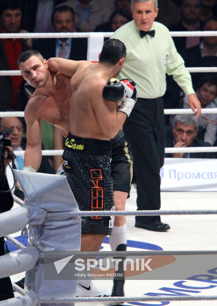 Boxing. Match between Vitali Klitschko and Manuel Charr