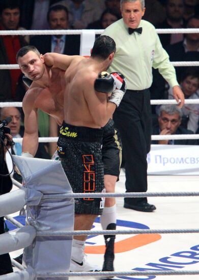 Boxing. Match between Vitali Klitschko and Manuel Charr