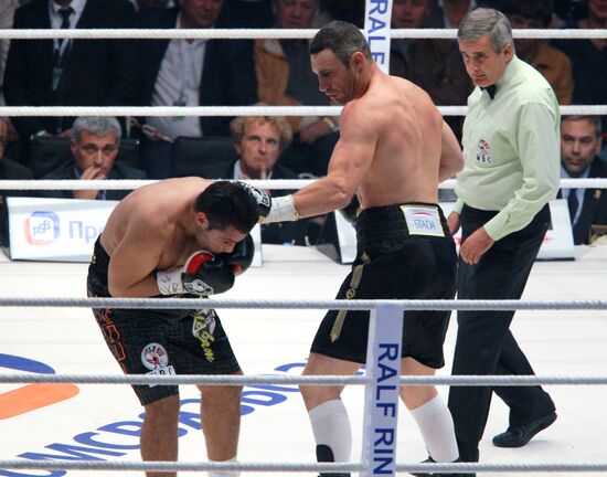 Boxing. Match between Vitali Klitschko and Manuel Charr