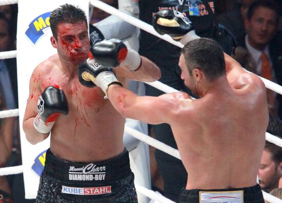 Boxing. Match between Vitali Klitschko and Manuel Charr