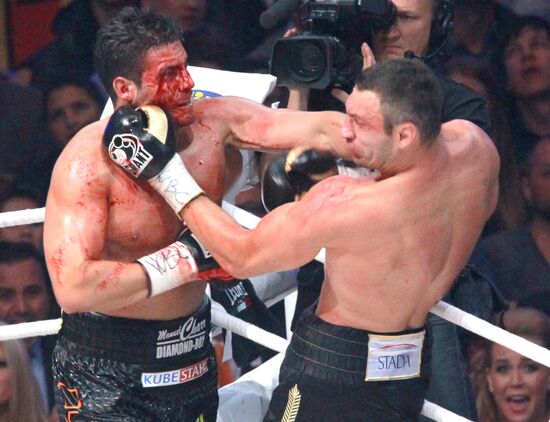 Boxing. Match between Vitali Klitschko and Manuel Charr
