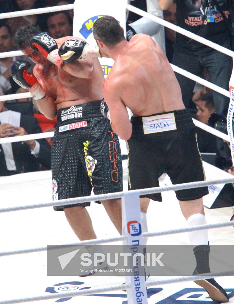 Boxing. Match between Vitali Klitschko and Manuel Charr