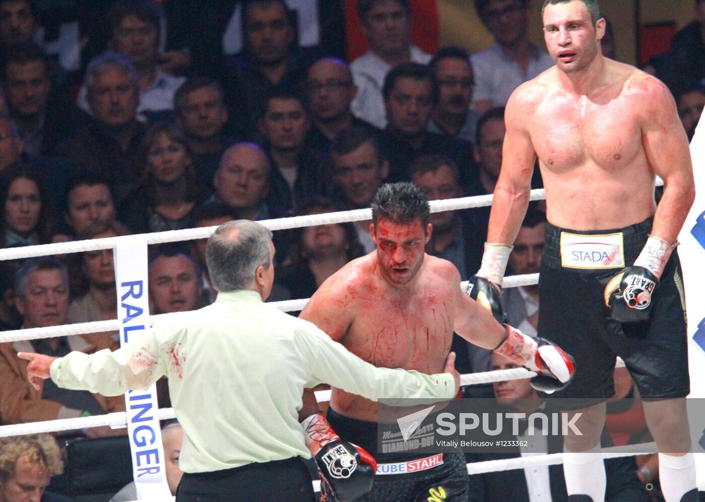 Boxing. Match between Vitali Klitschko and Manuel Charr