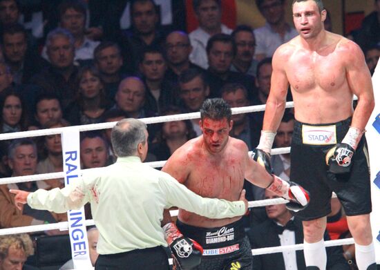 Boxing. Match between Vitali Klitschko and Manuel Charr
