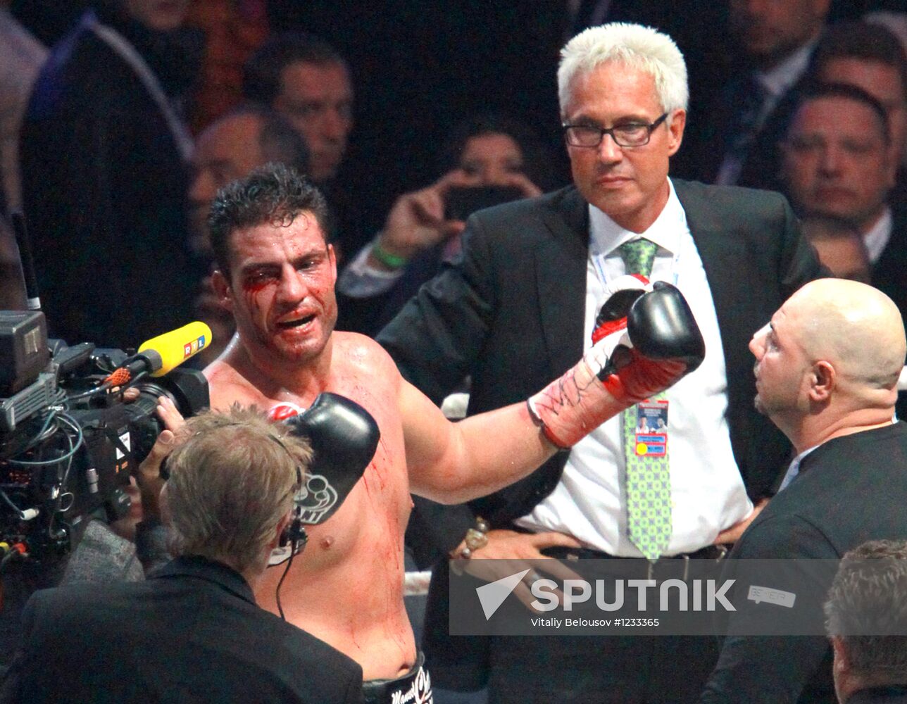 Boxing. Match between Vitali Klitschko and Manuel Charr