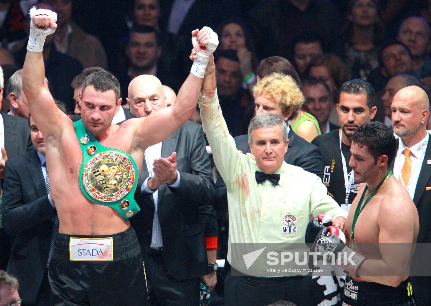 Boxing. Match between Vitali Klitschko and Manuel Charr