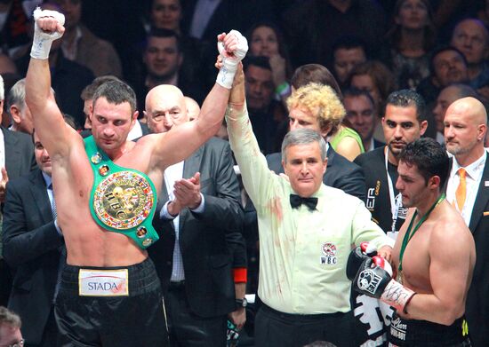 Boxing. Match between Vitali Klitschko and Manuel Charr
