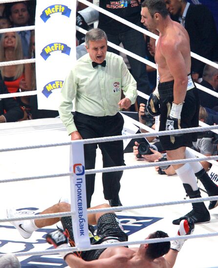 Boxing. Match between Vitali Klitschko and Manuel Charr