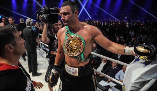 Boxing. Match between Vitali Klitschko and Manuel Charr