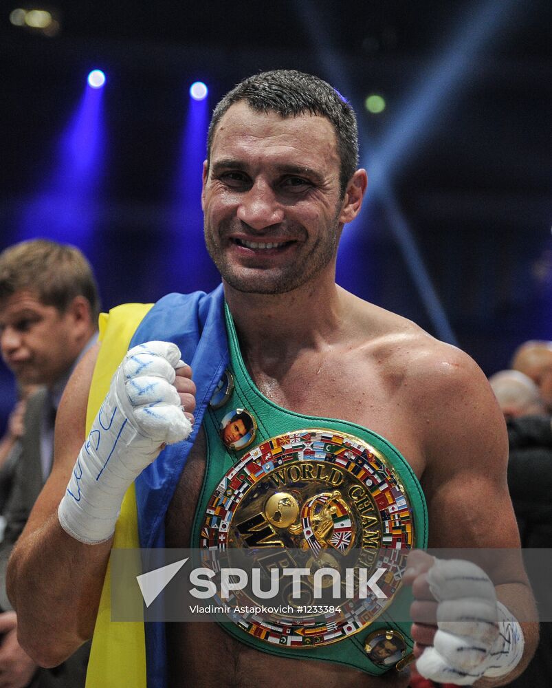 Boxing. Match between Vitali Klitschko and Manuel Charr