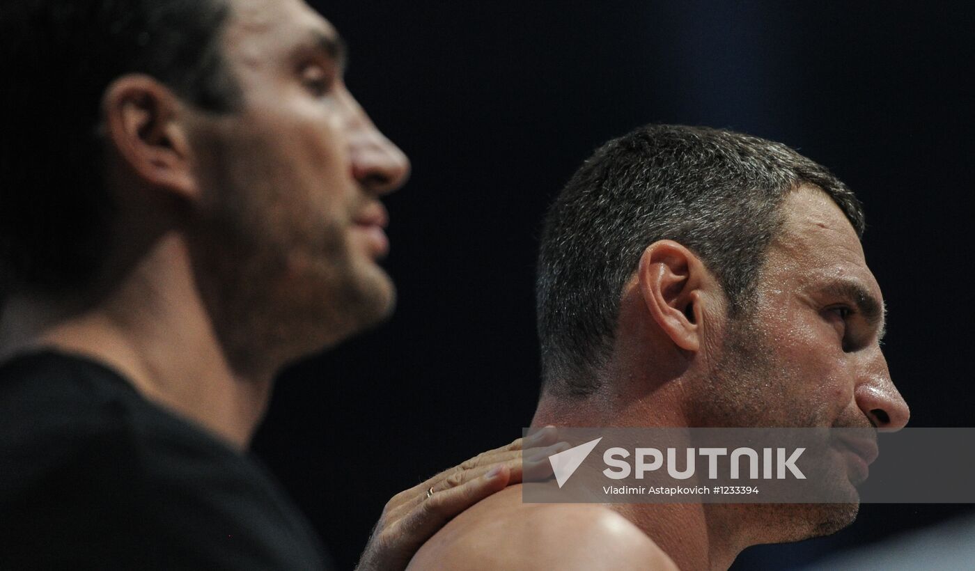 Boxing. Match between Vitali Klitschko and Manuel Charr