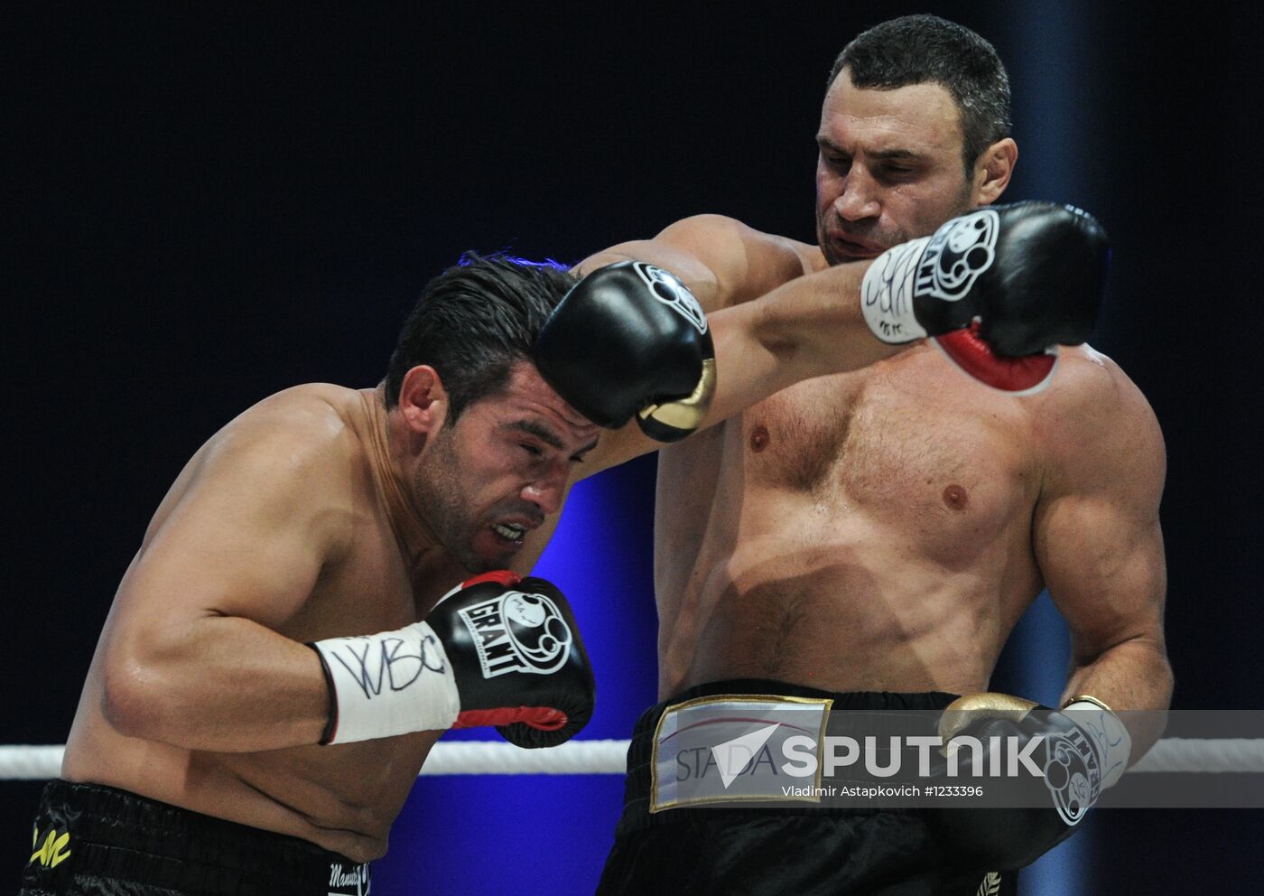 Boxing. Match between Vitali Klitschko and Manuel Charr