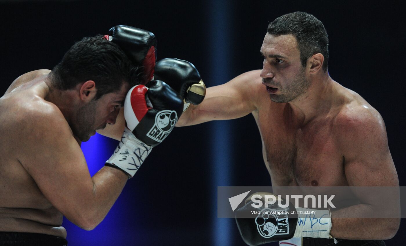 Boxing. Match between Vitali Klitschko and Manuel Charr