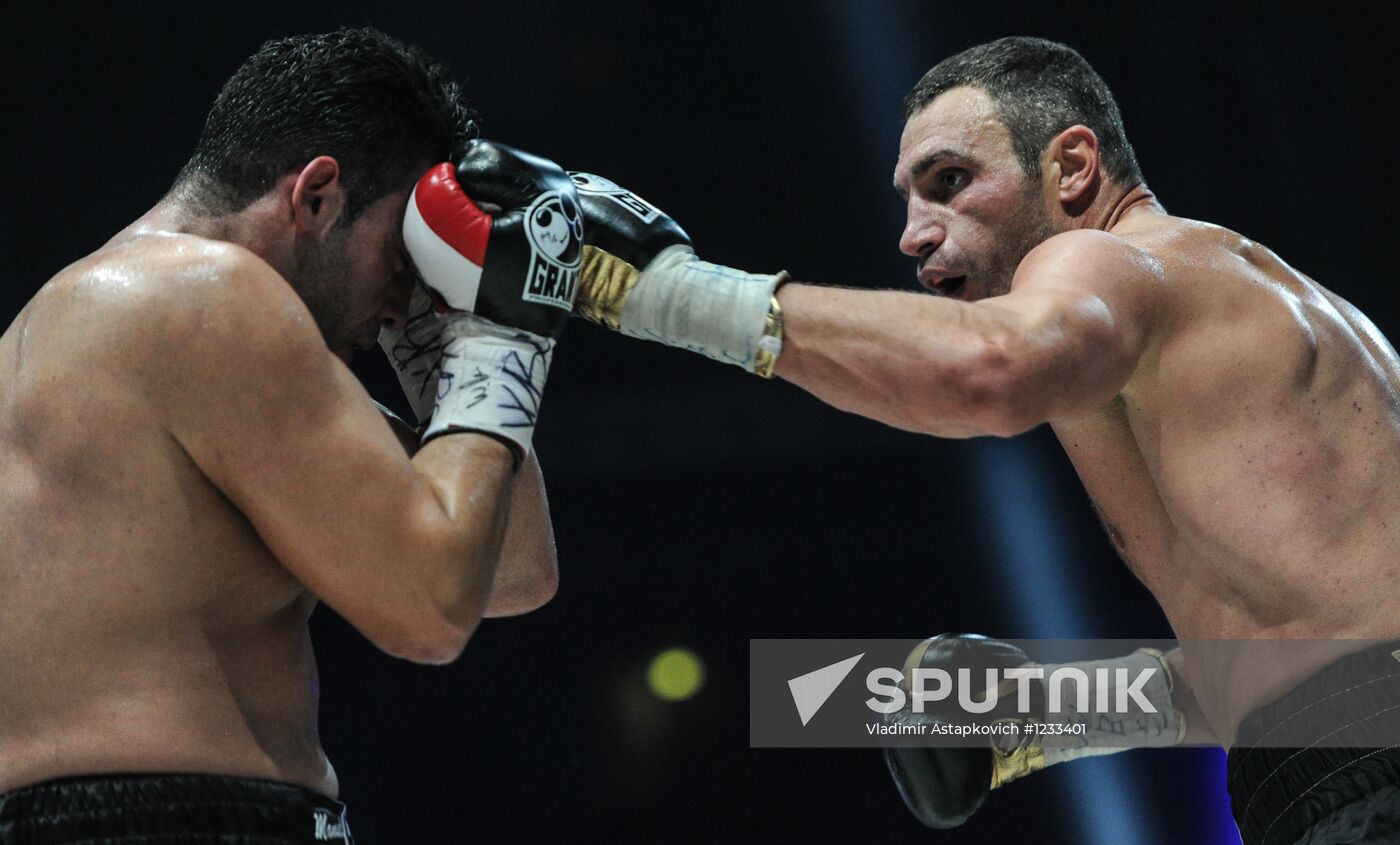 Boxing. Match between Vitali Klitschko and Manuel Charr