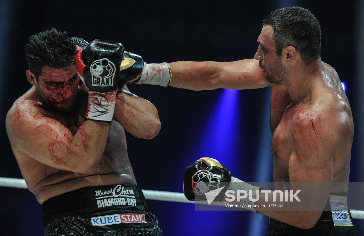 Boxing. Match between Vitali Klitschko and Manuel Charr