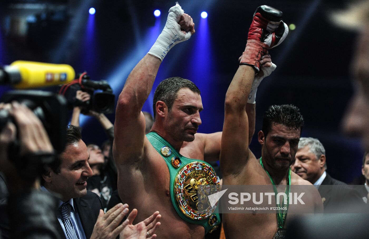 Boxing. Match between Vitali Klitschko and Manuel Charr