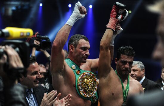 Boxing. Match between Vitali Klitschko and Manuel Charr