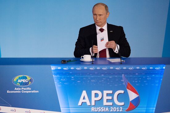 Russian President's news conference following APEC Leaders' Week
