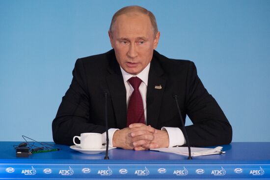 Russian President's news conference following APEC Leaders' Week