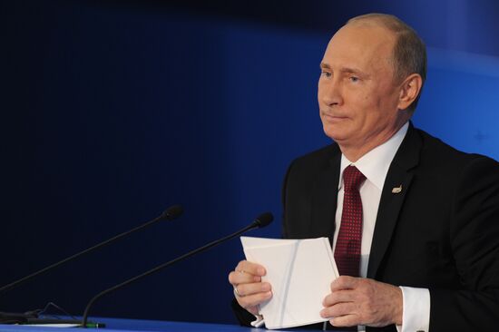Russian President's news conference following APEC Leaders' Week
