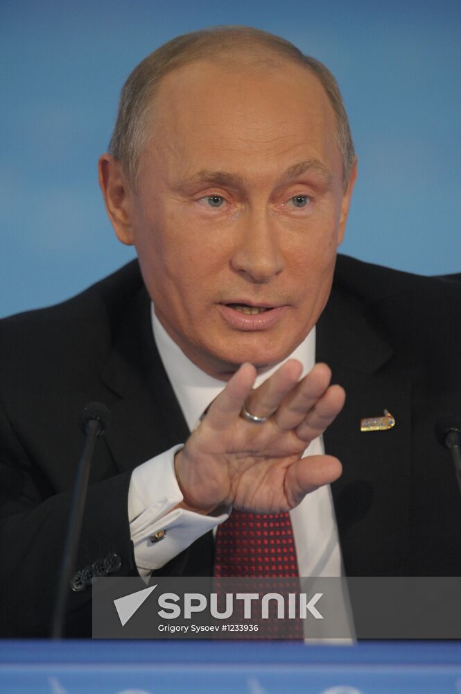 Russian President's news conference following APEC Leaders' Week
