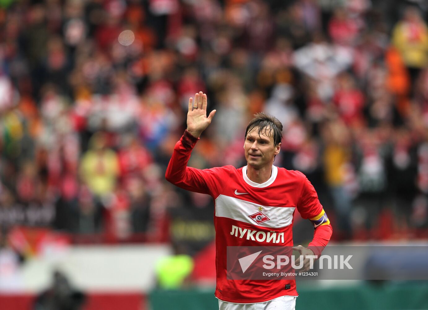 Football. Yegor Titov's farewell game